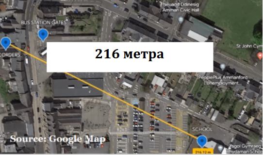 Map showing school location